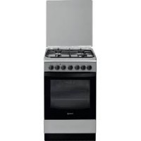 Indesit IS5G5PHX/E/1 Cooker, Freestanding, A, Gas hob, Electric oven, Width 50 cm, Stainless steel