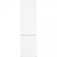 Bosch KGN392WDF Refrigerator, Free-standing, Combi, Height 203 cm, D, Fridge 260 L, Freezer 103 L, White