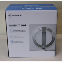 SALE OUT. Ecovacs Window cleaning robot WINBOT W2, Auto-Spray, Intelligent steady climbing system, WIN-SLAM 4.0, White, UNPACKED